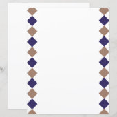 Papierblatt für geometrische Quadrate (Vorne/Hinten)