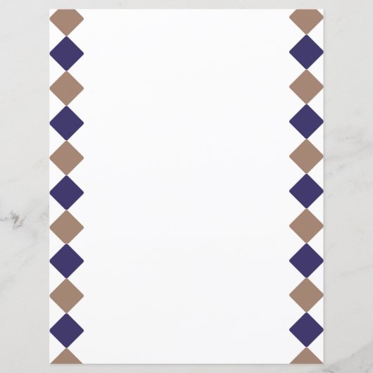 Papierblatt für geometrische Quadrate (Vorderseite)
