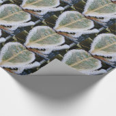 Papierblatt mit Eis Geschenkpapier (Ecke)