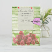 Papierblatt Save The Date (Stehend Vorderseite)