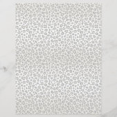 Papierblatt, Schreibpapier, Leopardruckpapier, (Rückseite)