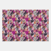 Papierblätter aus Leopard Geschenkpapier Set (Vorderseite 3)