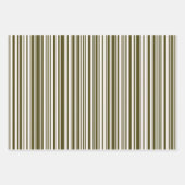 Papierblätter aus Olivgrün und Altspitze Geschenkpapier Set (Vorderseite 2)