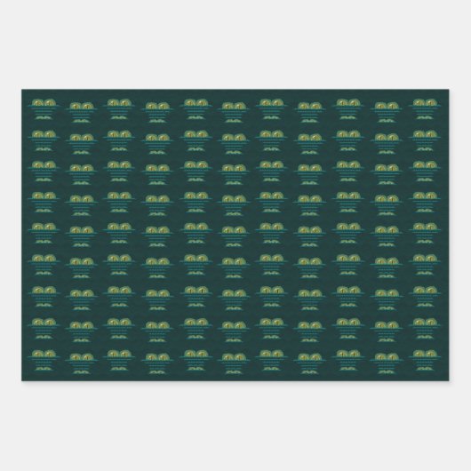 Papierblätter aus Riesenblättern Geschenkpapier Set (Vorderseite)