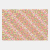 Papierblätter aus rosa Leaf Geschenkpapier Set (Vorderseite)