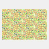 Papierblätter aus rosa Leaf Geschenkpapier Set (Vorderseite 3)