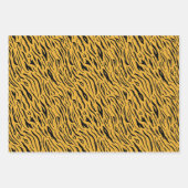 Papierblätter aus rosa und goldenem Leopard Geschenkpapier Set (Vorderseite 2)