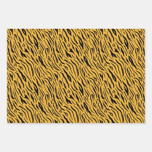 Papierblätter aus rosa und goldenem Leopard Geschenkpapier Set (Vorderseite 2)