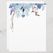 Papierblätter - Blues im Sommer (Vorne/Hinten)