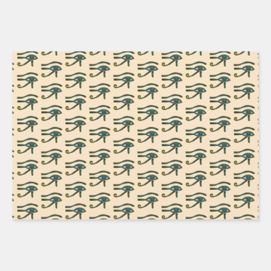 Papierblätter für alte ägyptische Verpackungen Geschenkpapier Set (Vorderseite 2)