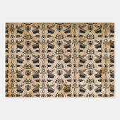 Papierblätter für antike ägyptische Hieroglyphen Geschenkpapier Set (Vorderseite 2)