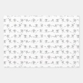 Papierblätter für Astronauten Geschenkpapier Set (Vorderseite)