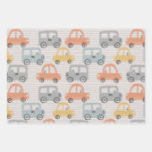 Papierblätter für Autos Geschenkpapier Set (Vorderseite)