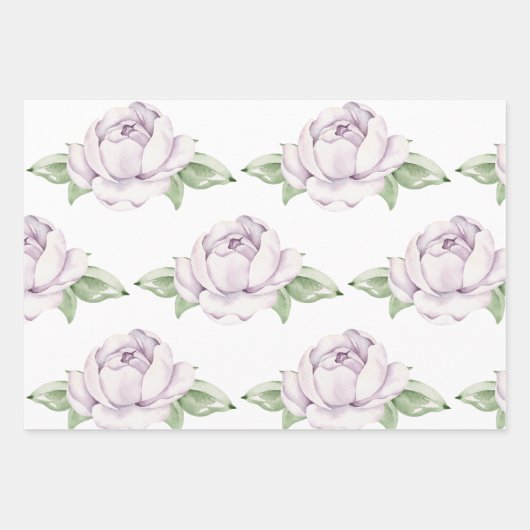 Papierblätter für Baby Elephant & Blume Geschenkpapier Set (Vorderseite 3)