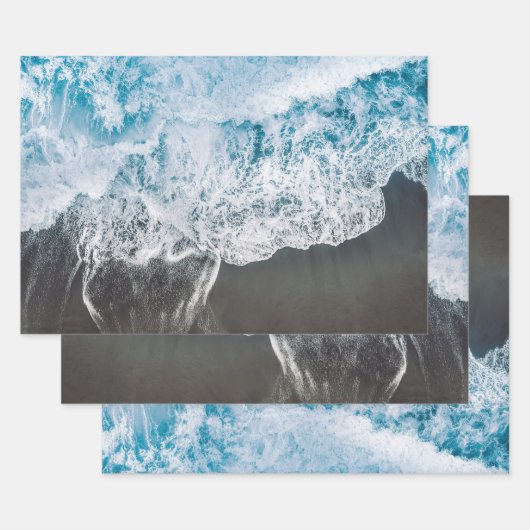 Papierblätter für Beach Vibes Geschenkpapier Set (Set)