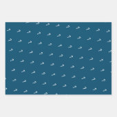 Papierblätter für benutzerdefinierte Fragezeichen Geschenkpapier Set (Vorderseite 3)