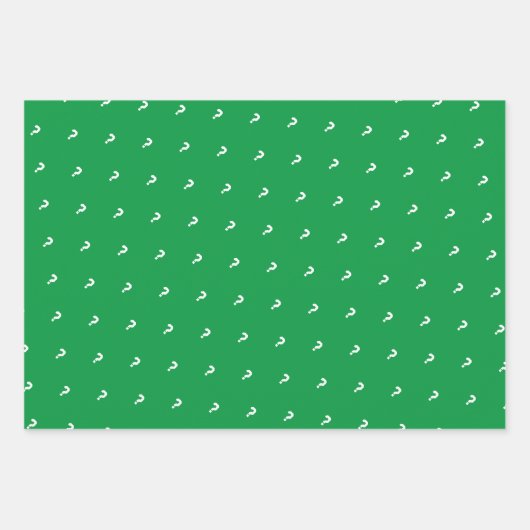 Papierblätter für benutzerdefinierte Fragezeichen Geschenkpapier Set (Vorderseite 2)