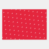 Papierblätter für benutzerdefinierte Fragezeichen Geschenkpapier Set (Vorderseite)