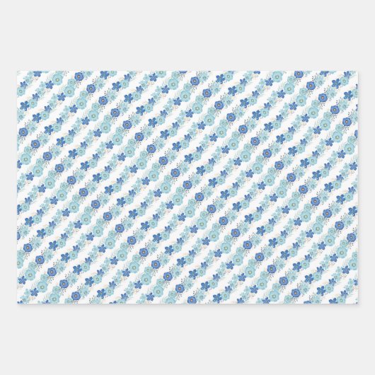 Papierblätter für Blumenbearbeitung Geschenkpapier Set (Vorderseite 2)