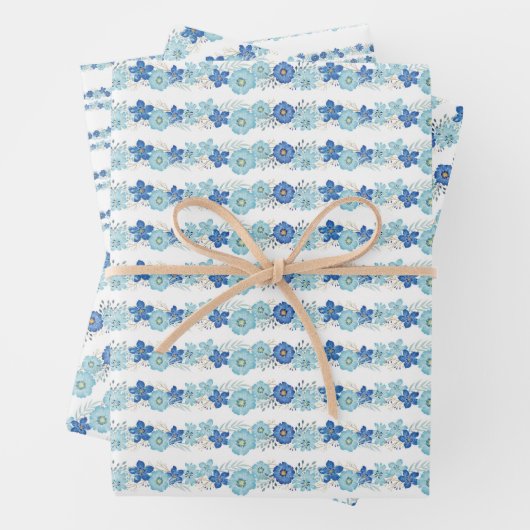 Papierblätter für Blumenbearbeitung Geschenkpapier Set (Beispiel)