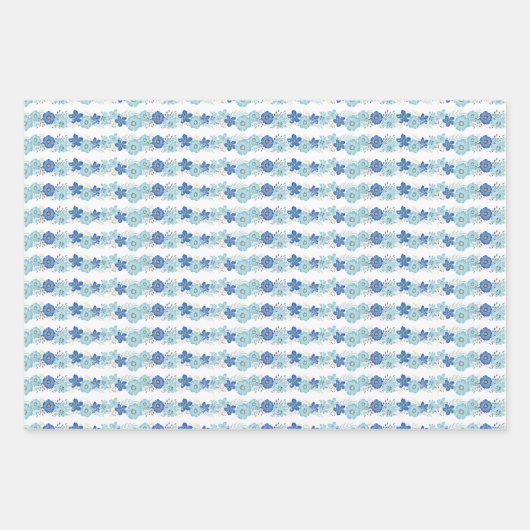 Papierblätter für Blumenbearbeitung Geschenkpapier Set (Vorderseite)