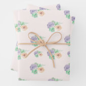 Papierblätter für Blumenbearbeitung Geschenkpapier Set (Beispiel)