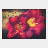 Papierblätter für Blumenbearbeitung Geschenkpapier Set (Vorderseite 2)