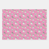 Papierblätter für Bulldog-Haustiere Geschenkpapier Set (Vorderseite 2)