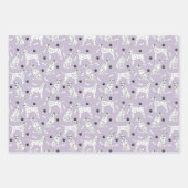 Papierblätter für Dalmatiner und Knochen Geschenkpapier Set (Vorderseite 3)