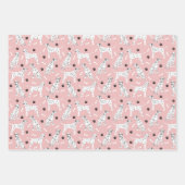 Papierblätter für Dalmatiner und Knochen Geschenkpapier Set (Vorderseite)