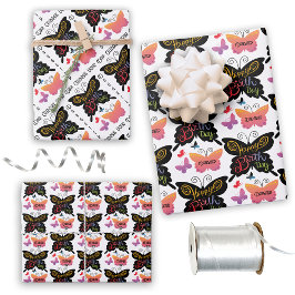 Papierblätter für Daughter Geschenkpapier Set