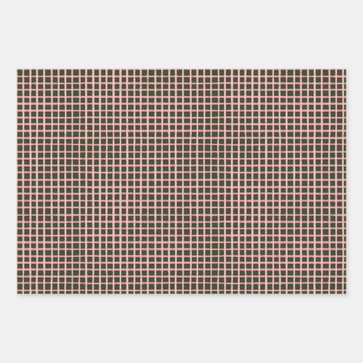 Papierblätter für den Urlaub in Rosa Geschenkpapier Set (Vorderseite 2)