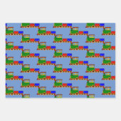 Papierblätter für die Konstruktion von Kleinzügen Geschenkpapier Set (Vorderseite 3)