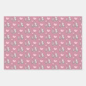 Papierblätter für die Liebe Geschenkpapier Set (Vorderseite 3)