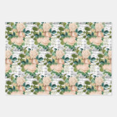 Papierblätter für die Rose Peach Geschenkpapier Set (Vorderseite 3)