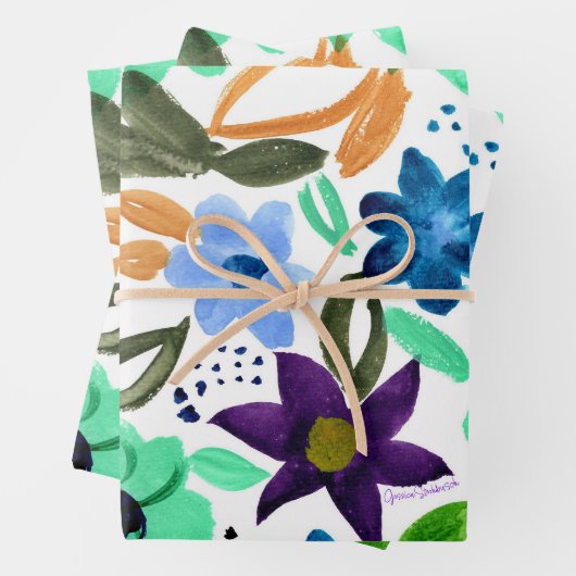 Papierblätter für die Tageszeitung Geschenkpapier Set (Beispiel)