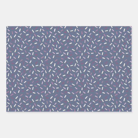 Papierblätter für Donut und Sprinklen Geschenkpapier Set (Vorderseite 3)