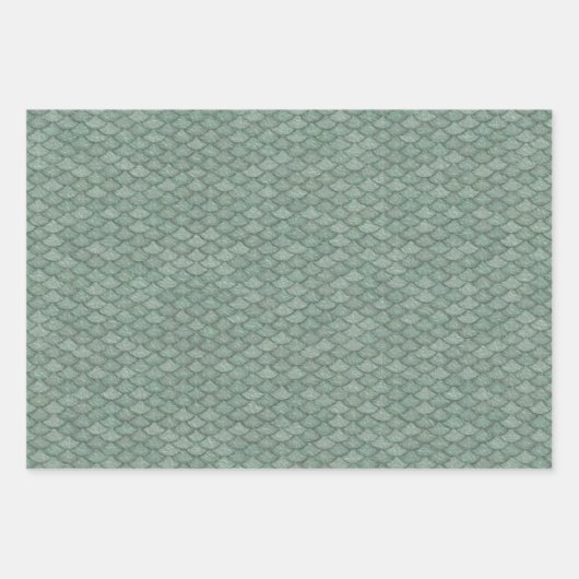 Papierblätter für Drachen Geschenkpapier Set (Vorderseite 3)