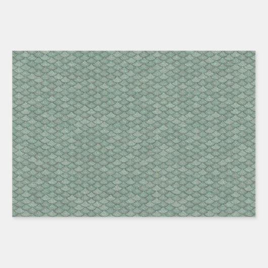 Papierblätter für Drachen Geschenkpapier Set (Vorderseite)