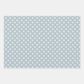 Papierblätter für Erdtone Blau/Meeresfrüchte/Graue Geschenkpapier Set (Vorderseite 3)