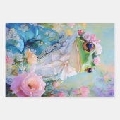 Papierblätter für Froschfräse Geschenkpapier Set (Vorderseite 3)