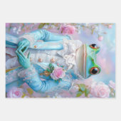 Papierblätter für Froschfräse Geschenkpapier Set (Vorderseite 3)