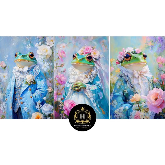Papierblätter für Froschfräse Geschenkpapier Set