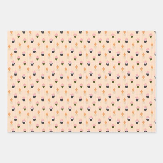 Papierblätter für gepolsterte Pflanze Geschenkpapier Set (Vorderseite 2)