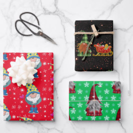 Papierblätter für Gnome Geschenkpapier Set