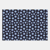 Papierblätter für griechisches Eye Muster Geschenkpapier Set (Vorderseite)