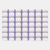 Papierblätter für Herz und Kuben Geschenkpapier Set (Vorderseite 3)