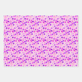 Papierblätter für Herz und Kuben Geschenkpapier Set (Vorderseite 2)