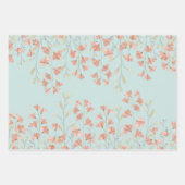 Papierblätter für hübsche Wildblume Geschenkpapier Set (Vorderseite 2)