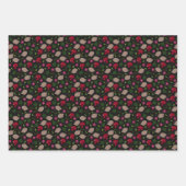 Papierblätter für Igel und Pilze Geschenkpapier Set (Vorderseite 3)